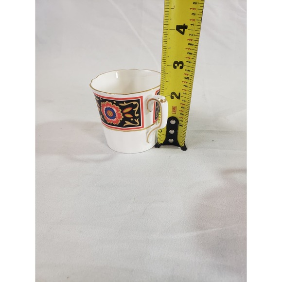 Vintage Hankook Bone China 6 Demitasse Cups Saucers NEW Old Stock 14k Gold Trim - Picture 7 of 8